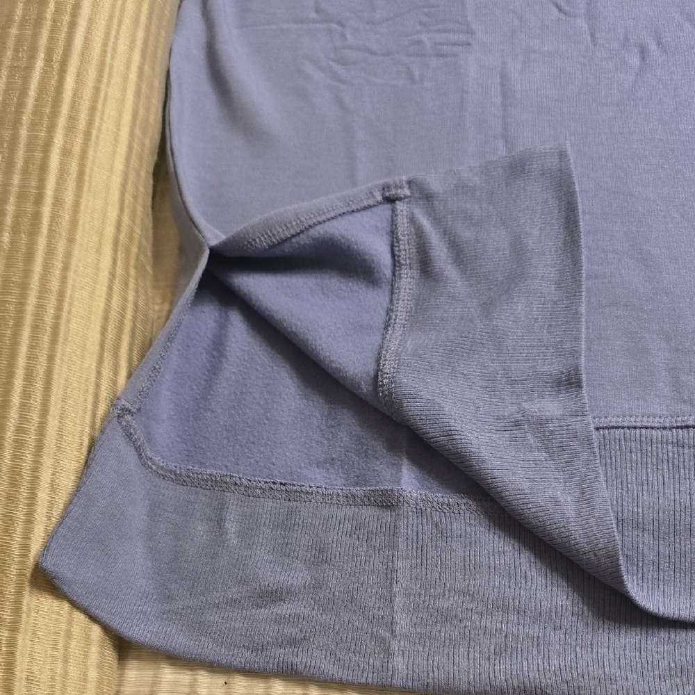 Athleta Coaster Luxe Lavender Long Sleeve Sewatshirt Oversized L - Picture 7 of 16